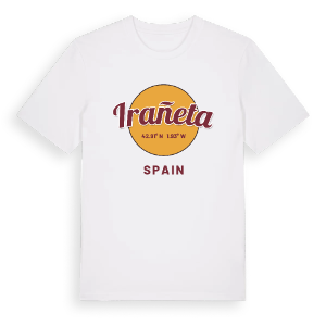 Irañeta cirkel t-shirt – ekologisk bomull t-shirt från Pinshirt