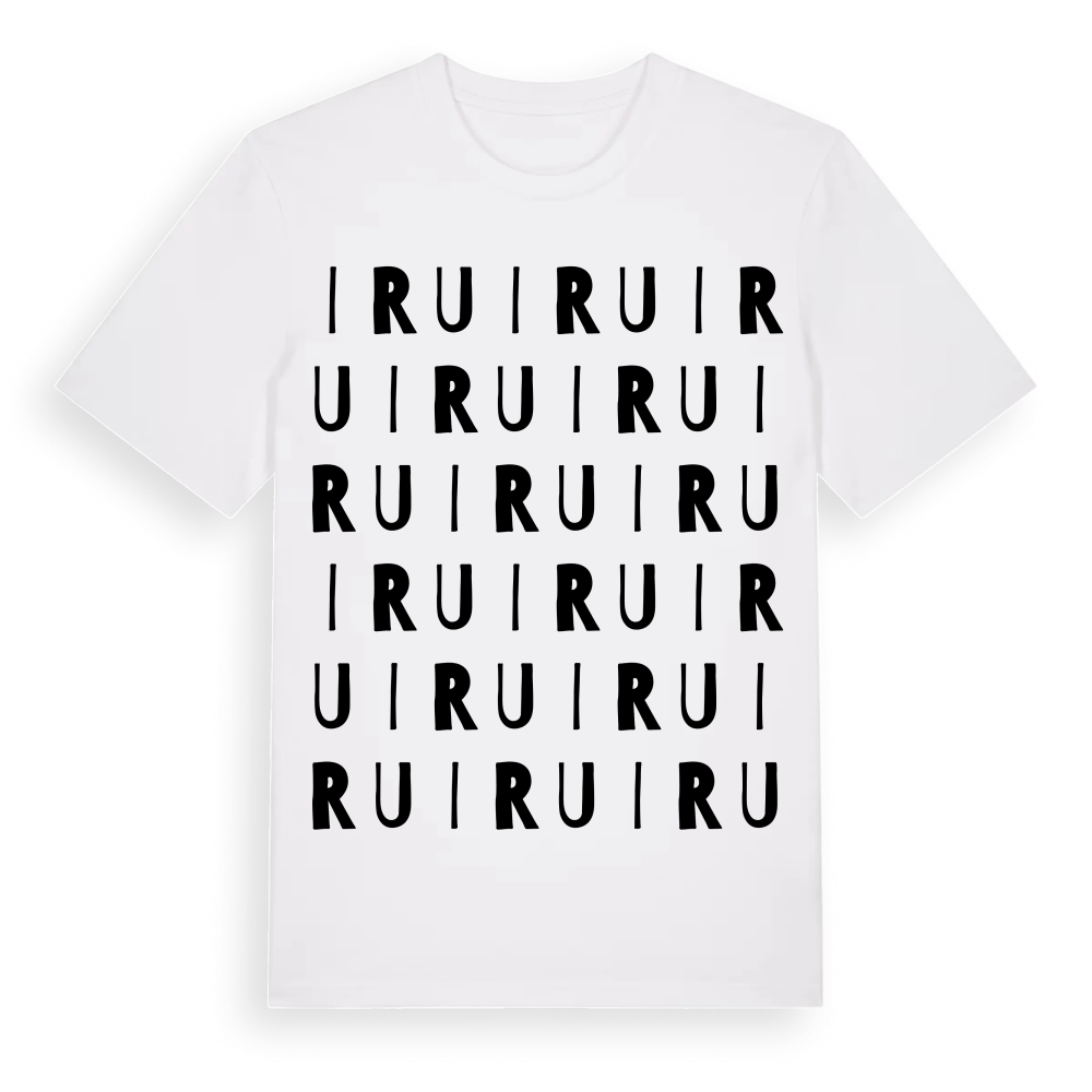 Iru ordlek t-shirt – White, i miljö