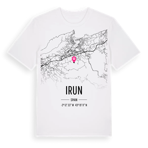 Irun karta t-shirt – ekologisk bomull t-shirt från Pinshirt
