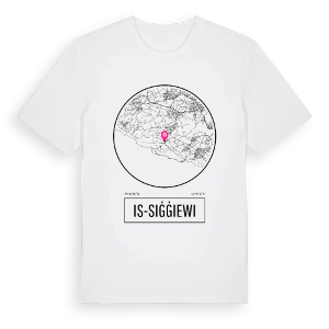 Is-Siġġiewi t-shirt – ekologisk bomull t-shirt från Pinshirt