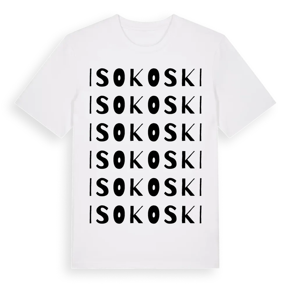 Isokoski ordlek t-shirt i miljö