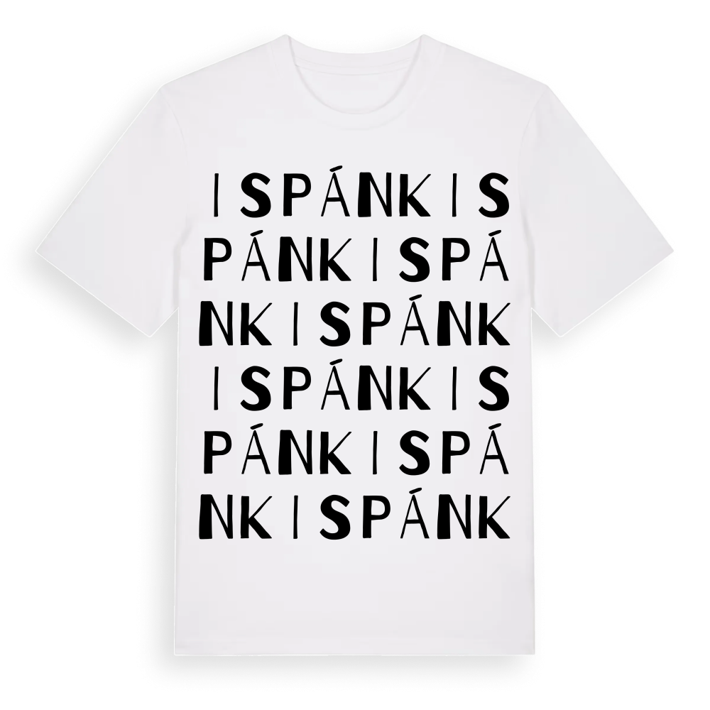 Ispánk ordlek t-shirt – White, i miljö