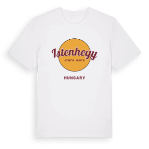 Istenhegy cirkel t-shirt – ekologisk bomull t-shirt från Pinshirt