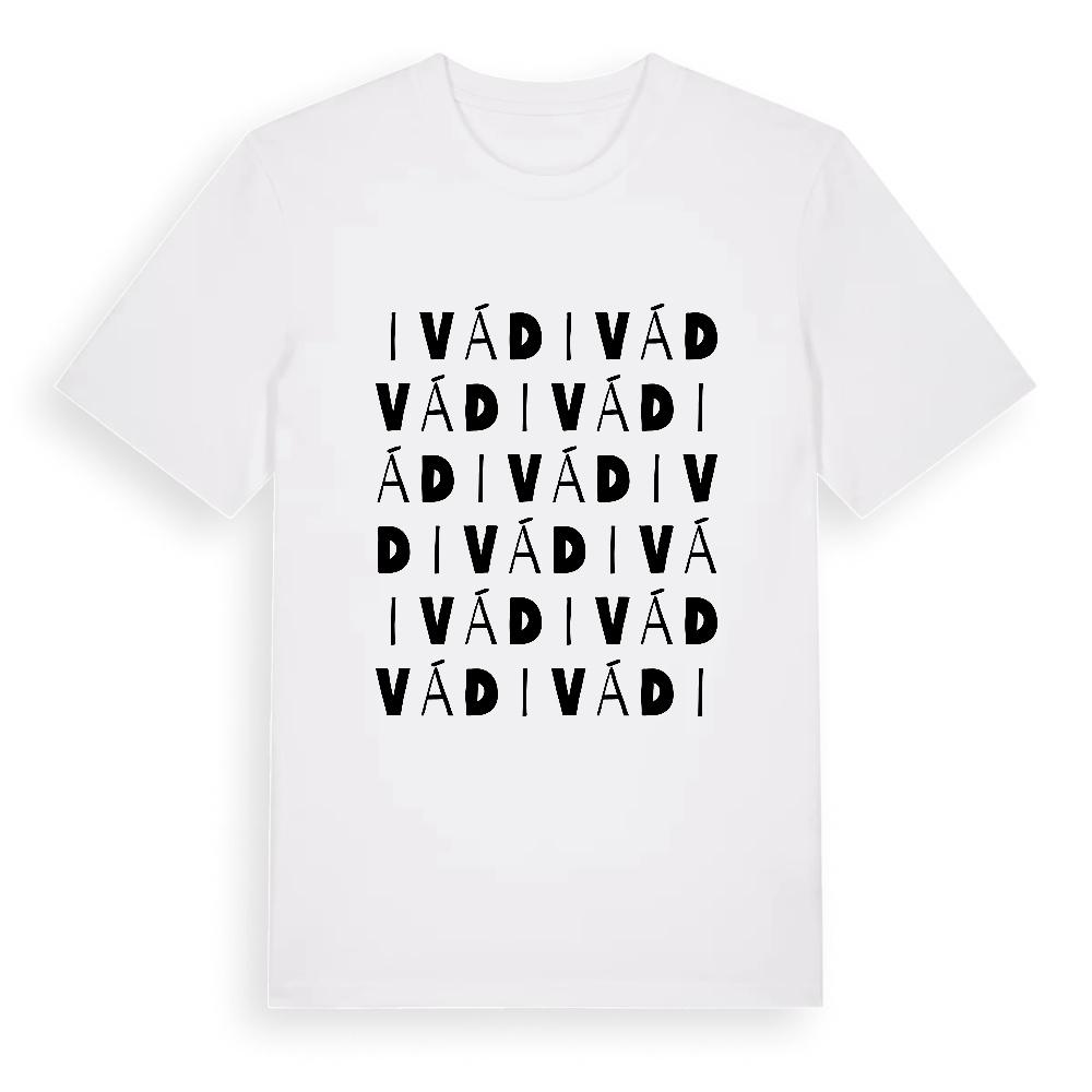 Ivád ordlek t-shirt – White, i miljö
