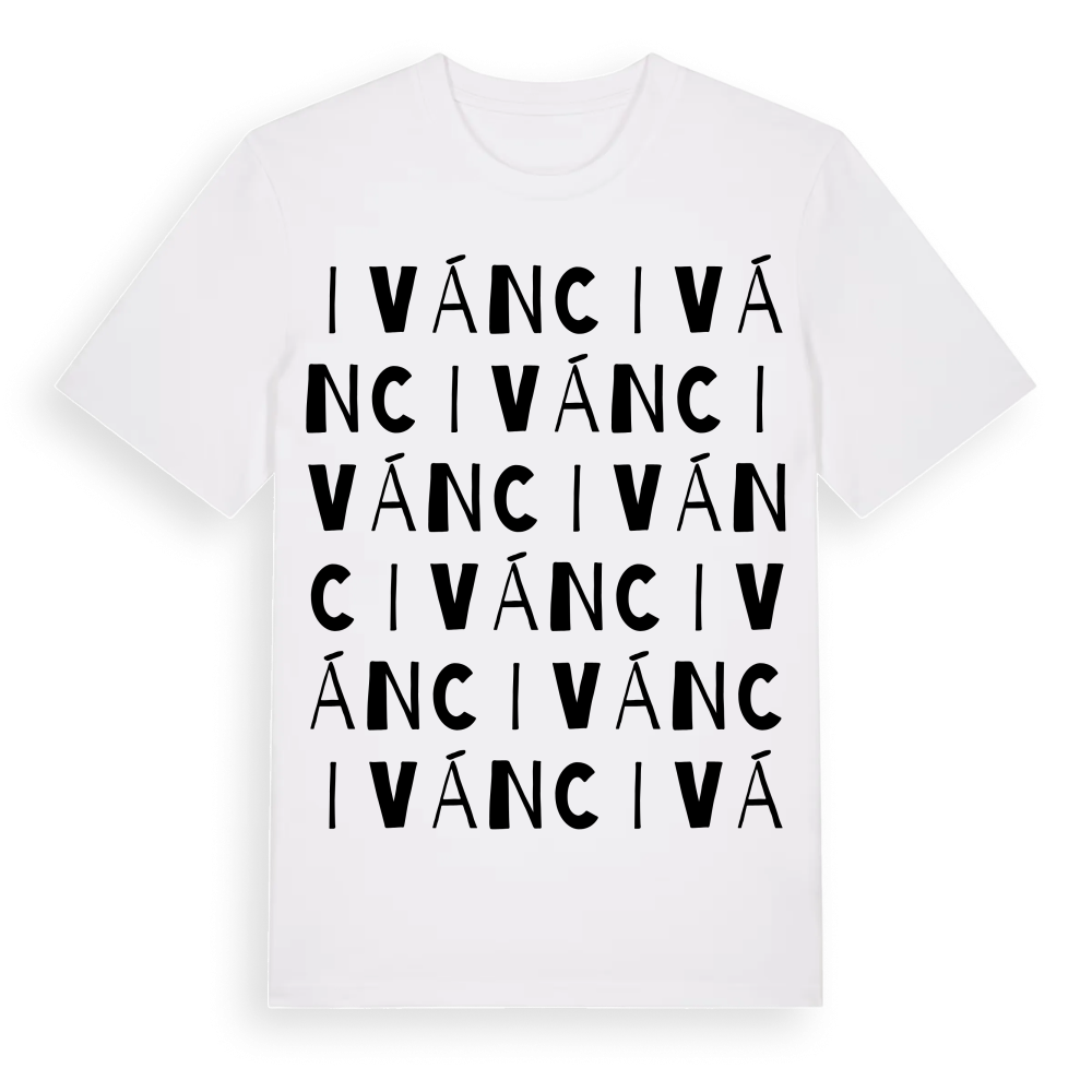 Ivánc ordlek t-shirt – White, i miljö