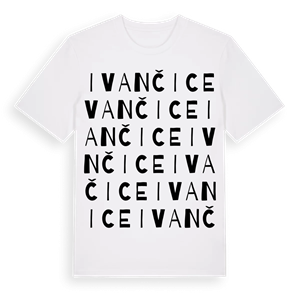 Ivančice ordlek t-shirt – ekologisk bomull t-shirt från Pinshirt