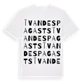 Īvandes pagasts ordlek t-shirt