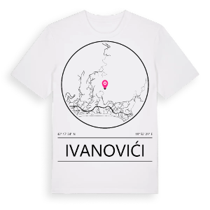 Ivanovići t-shirt – ekologisk bomull t-shirt från Pinshirt
