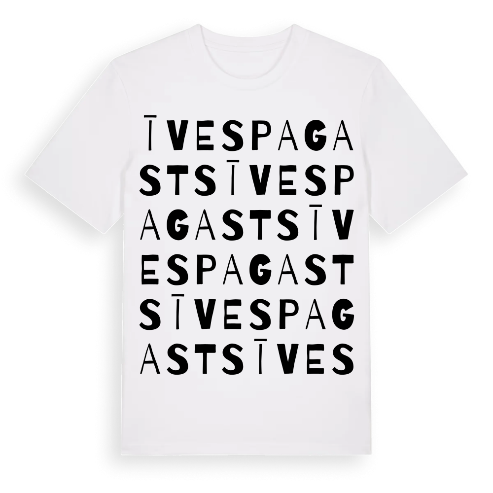 Īves pagasts ordlek t-shirt – White, i miljö