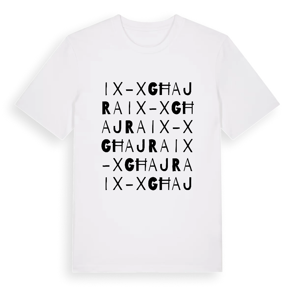 Ix-Xgħajra ordlek t-shirt – White, i miljö