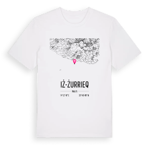 Iż-Żurrieq karta t-shirt – ekologisk bomull t-shirt från Pinshirt