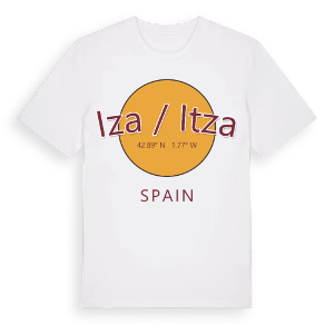 Iza / Itza cirkel t-shirt – ekologisk bomull t-shirt från Pinshirt