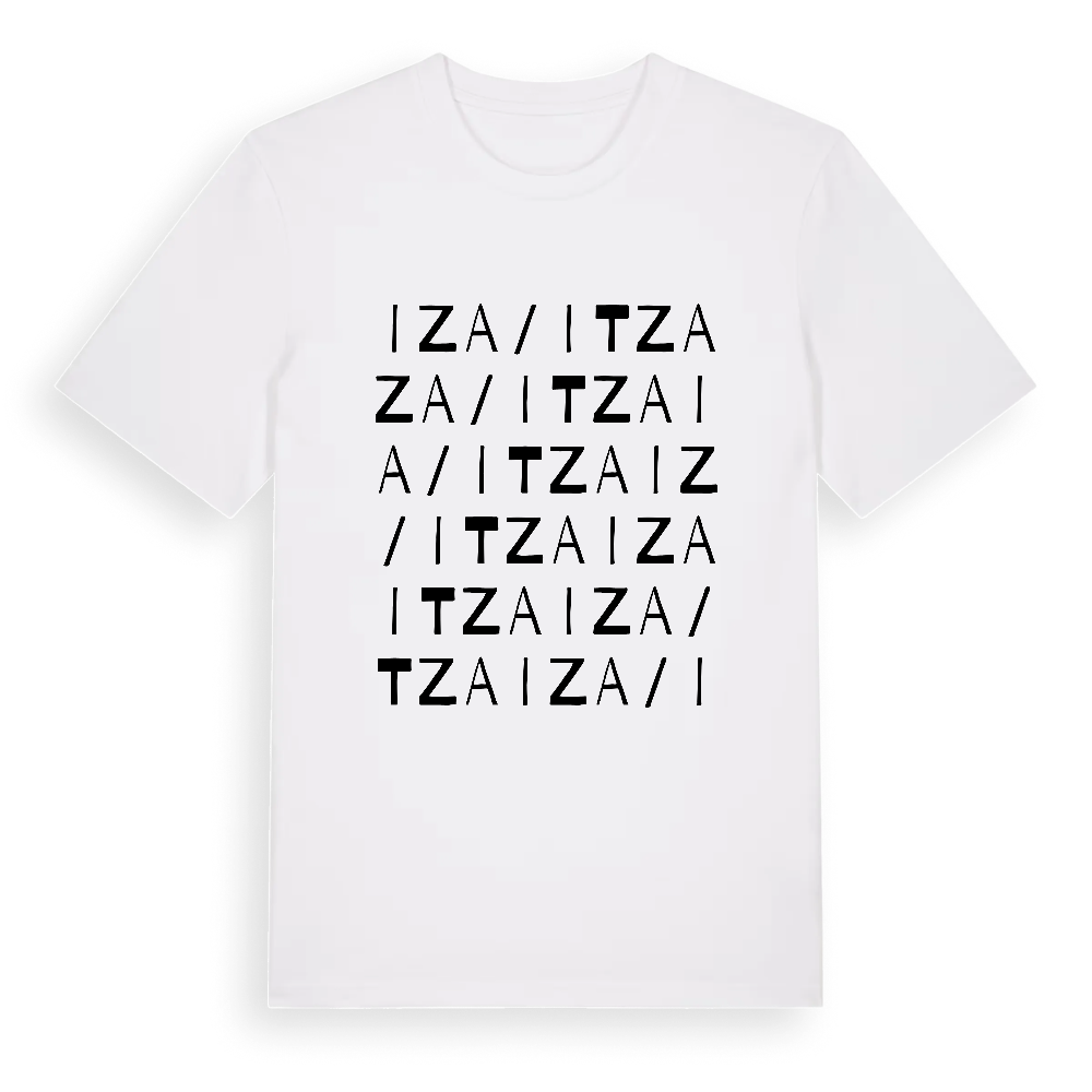 Iza / Itza ordlek t-shirt – White, i miljö