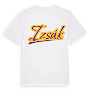 Izsák baseball t-shirt – ekologisk bomull t-shirt från Pinshirt