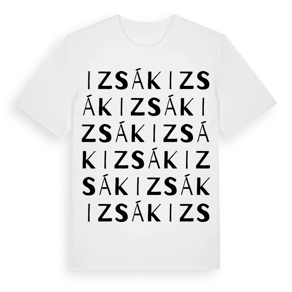 Izsák ordlek t-shirt – White, i miljö