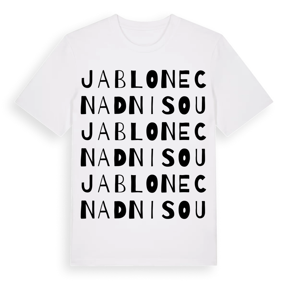 Jablonec nad Nisou ordlek t-shirt – White, i miljö