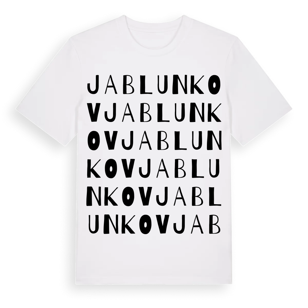 Jablunkov ordlek t-shirt – White, i miljö