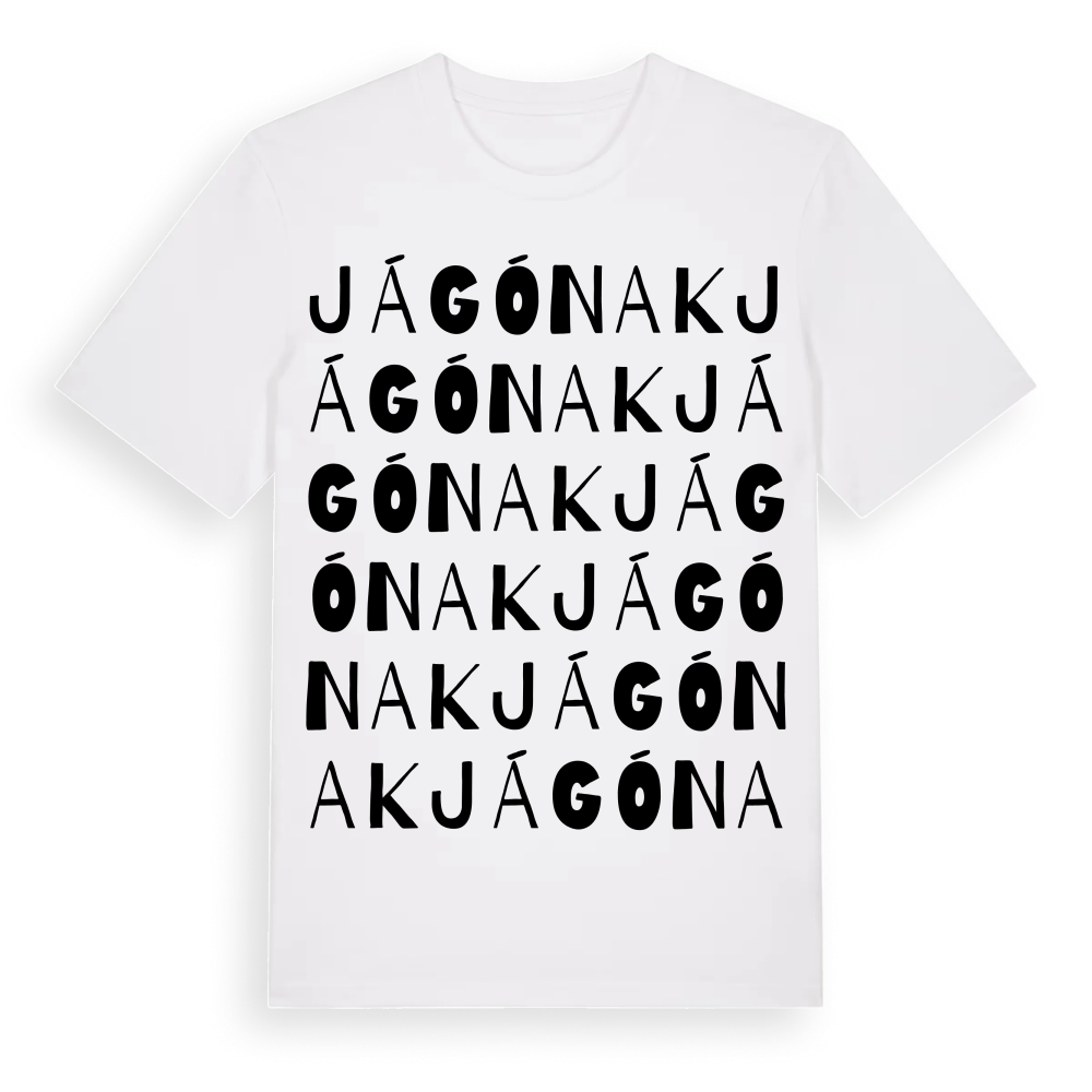 Jágónak ordlek t-shirt – White, i miljö