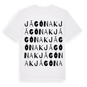 Jágónak ordlek t-shirt – ekologisk bomull t-shirt från Pinshirt