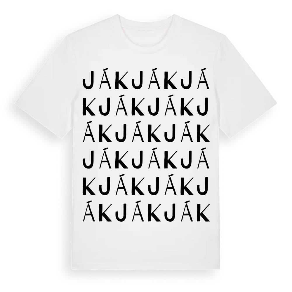 Ják ordlek t-shirt – White, i miljö