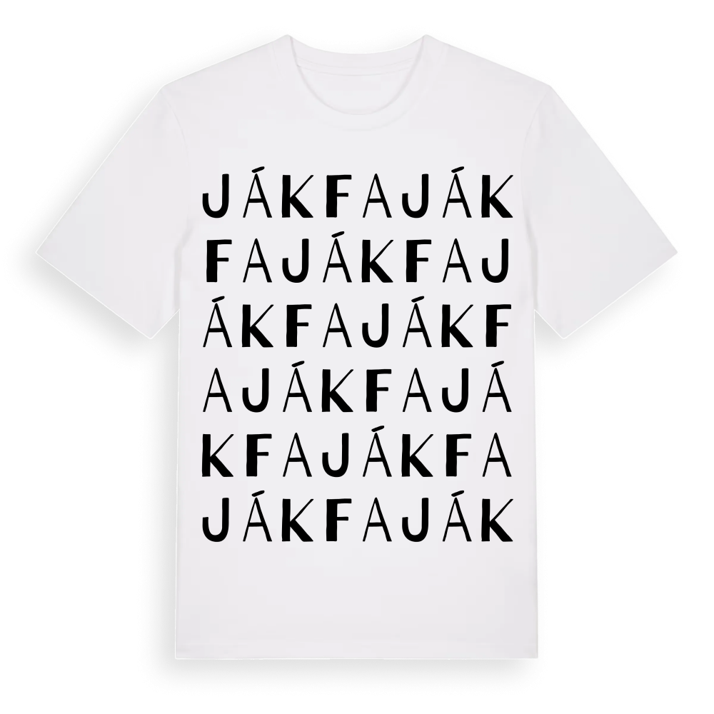 Jákfa ordlek t-shirt – White, i miljö