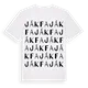 Jákfa ordlek t-shirt