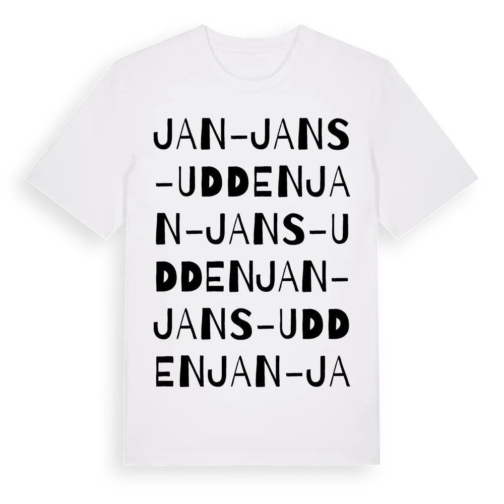 Jan-Jans-Udden ordlek t-shirt i miljö