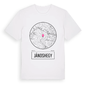 Jánoshegy t-shirt – ekologisk bomull t-shirt från Pinshirt