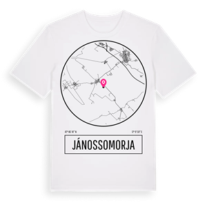 Jánossomorja t-shirt – ekologisk bomull t-shirt från Pinshirt