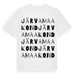 Järva maakond ordlek t-shirt – ekologisk bomull t-shirt från Pinshirt