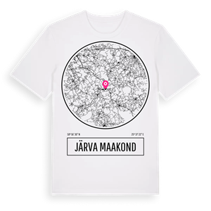 Järva maakond t-shirt – ekologisk bomull t-shirt från Pinshirt