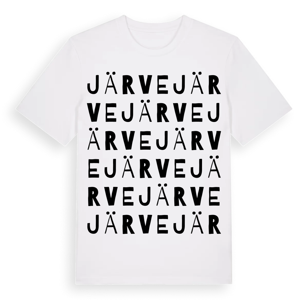 Järve ordlek t-shirt – White, i miljö