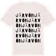 Vintage White t-shirt med Järvön ordlek t-shirt