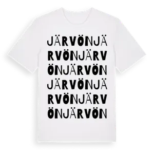 Järvön ordlek t-shirt – ekologisk bomull t-shirt från Pinshirt