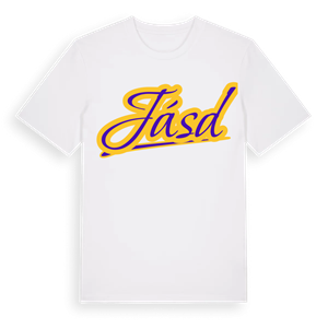 Jásd baseball t-shirt – ekologisk bomull t-shirt från Pinshirt