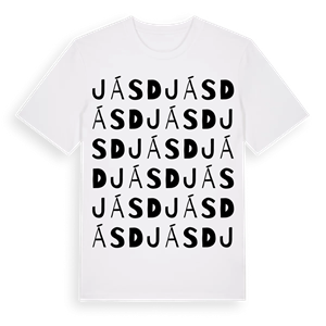 Jásd ordlek t-shirt – ekologisk bomull t-shirt från Pinshirt