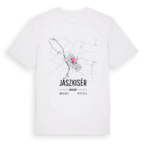 Jászkisér karta t-shirt – ekologisk bomull t-shirt från Pinshirt