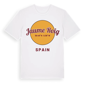 Jaume Roig cirkel t-shirt – ekologisk bomull t-shirt från Pinshirt