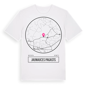 Jaunauces pagasts t-shirt – ekologisk bomull t-shirt från Pinshirt