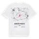 Jaunsātu pagasts karta t-shirt