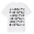 Jaunsātu pagasts ordlek t-shirt