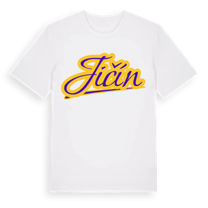 Jičín baseball t-shirt – ekologisk bomull t-shirt från Pinshirt