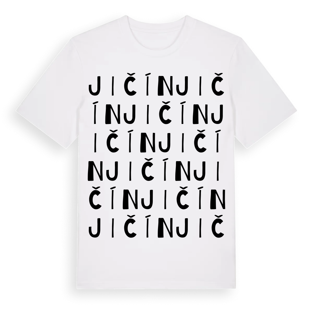 Jičín ordlek t-shirt – White, i miljö
