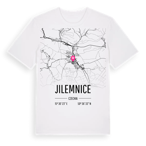 Jilemnice karta t-shirt – ekologisk bomull t-shirt från Pinshirt
