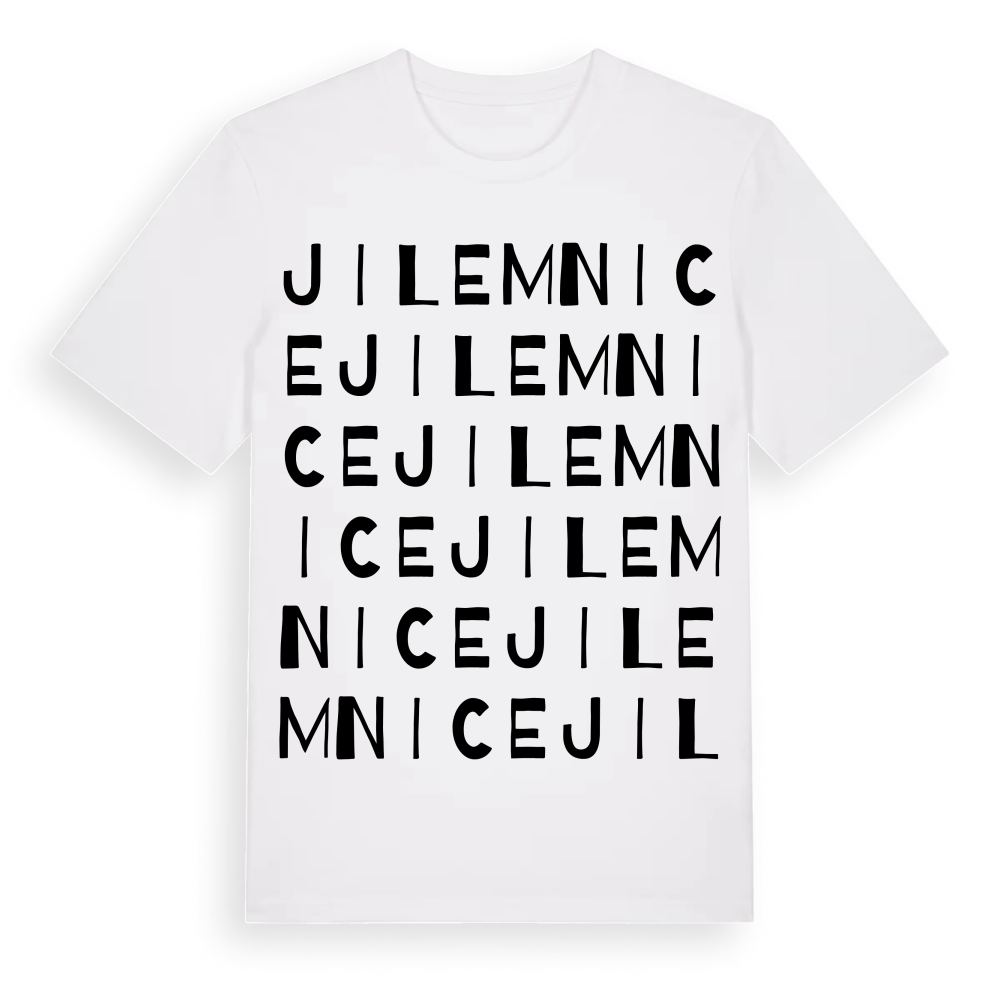 Jilemnice ordlek t-shirt – White, i miljö