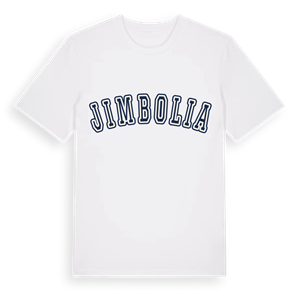 Jimbolia college t-shirt – ekologisk bomull t-shirt från Pinshirt