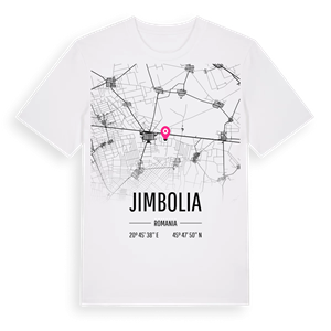 Jimbolia karta t-shirt – ekologisk bomull t-shirt från Pinshirt