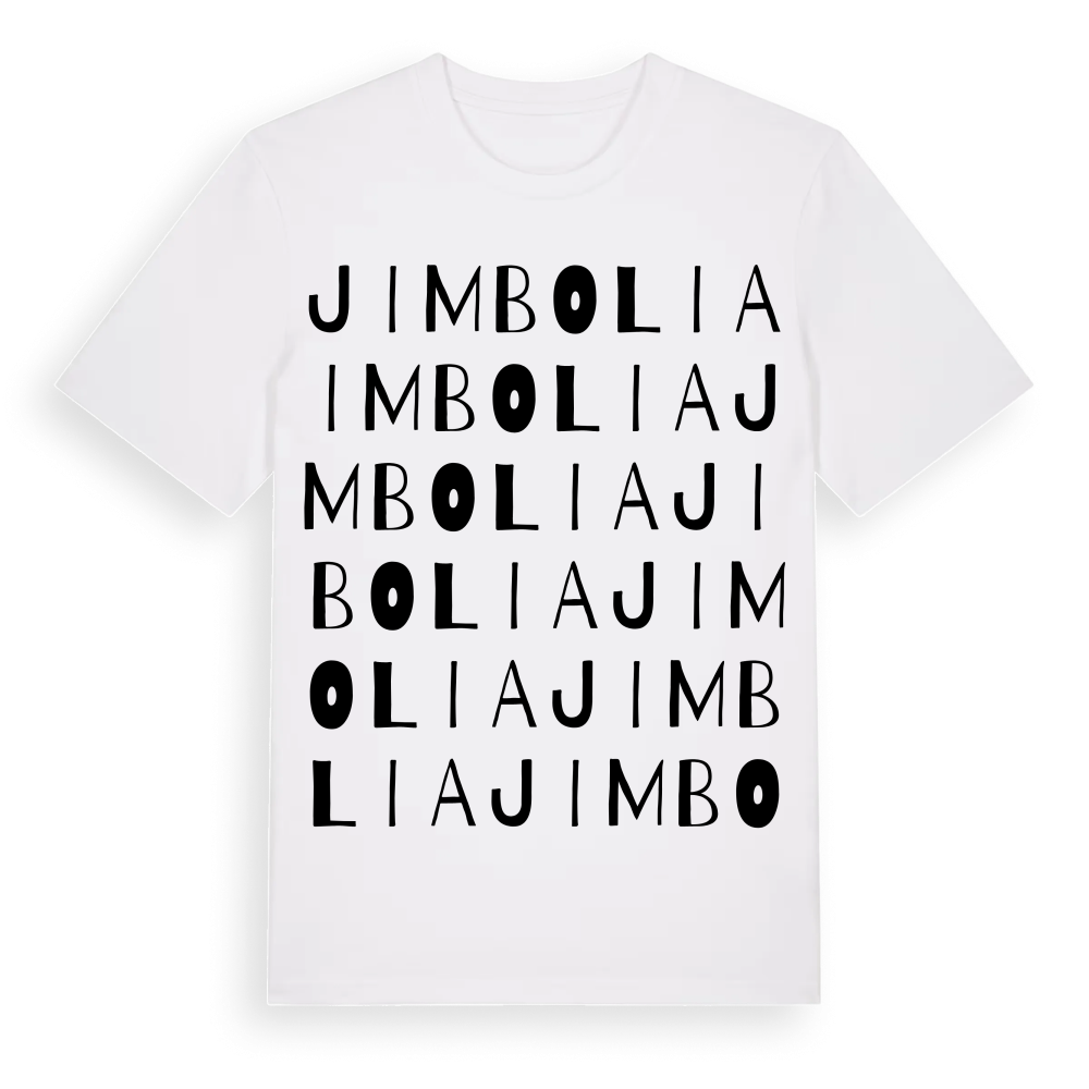 Jimbolia ordlek t-shirt – White, i miljö