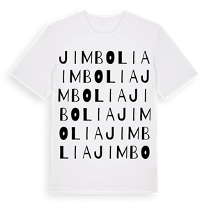Jimbolia ordlek t-shirt – ekologisk bomull t-shirt från Pinshirt