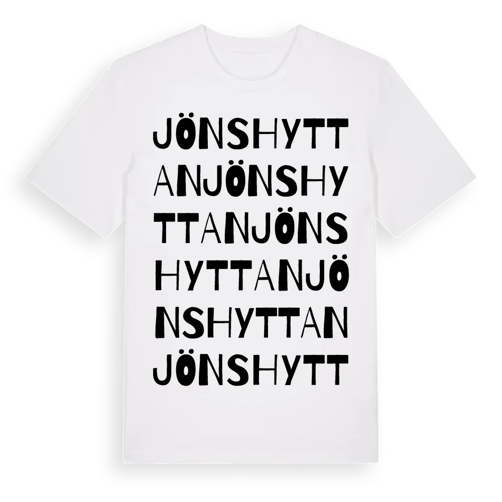 Jönshyttan ordlek t-shirt i miljö